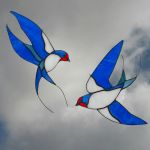 Zwaluwen 18,5x16cm en 22x15cm €45